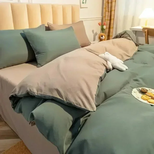 DuoDream Duvet - Housse de couette réversible élégante pour le confort