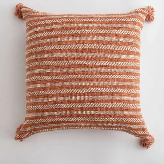 Elegance Loft Housse de coussin - Housse de coussin avec des franges ludiques pour tout intérieur