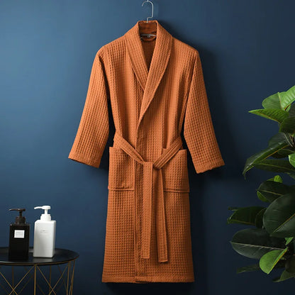 Premium bathrobe Floroux in cotton | Soft and breathable | Perfect for men and women | With pockets