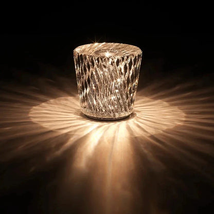 LuminaCristal – Lampe de Table en Cristal Élégante pour Restaurant et Bar