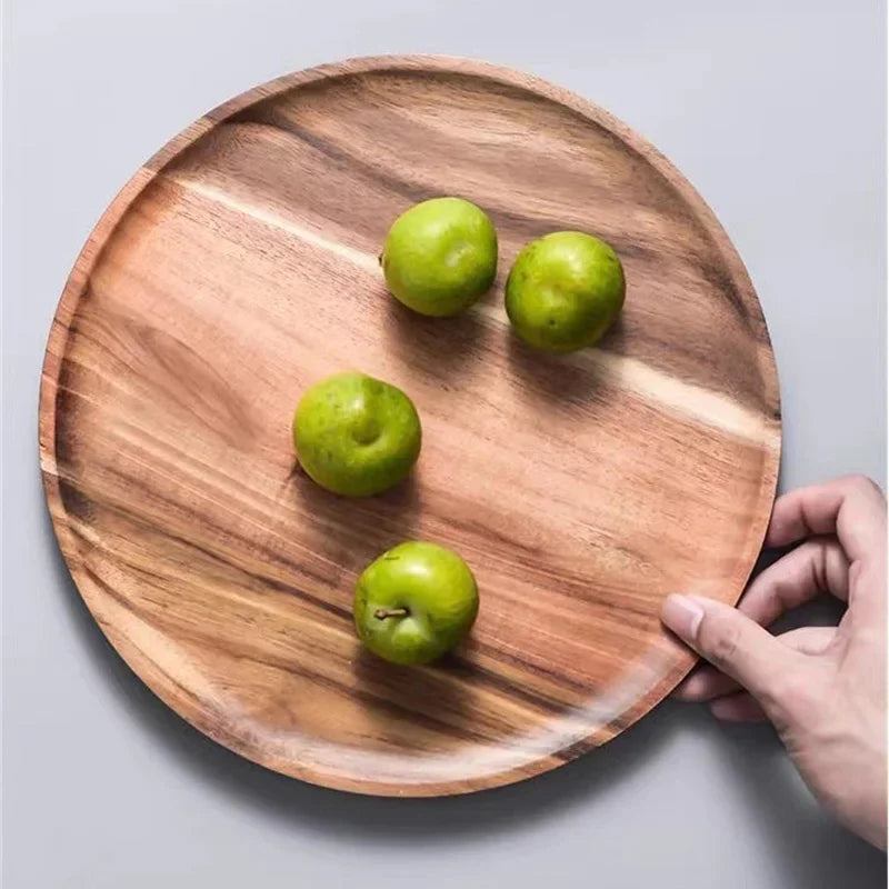 Floroux Tray Collection | High-quality acacia wood plates | Sustainable and elegant table decoration