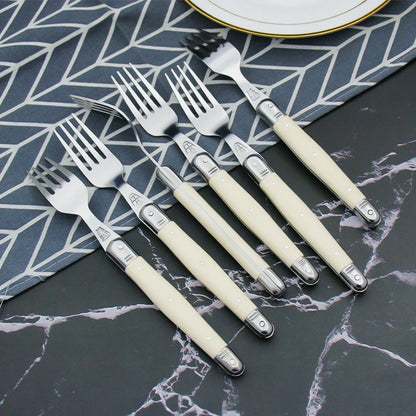 Set de couverts Laguiole couleur ivoire