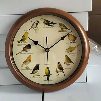 BirdSong Horloge – Horloge Murale de 10 Pouces pour Intérieur Élégant