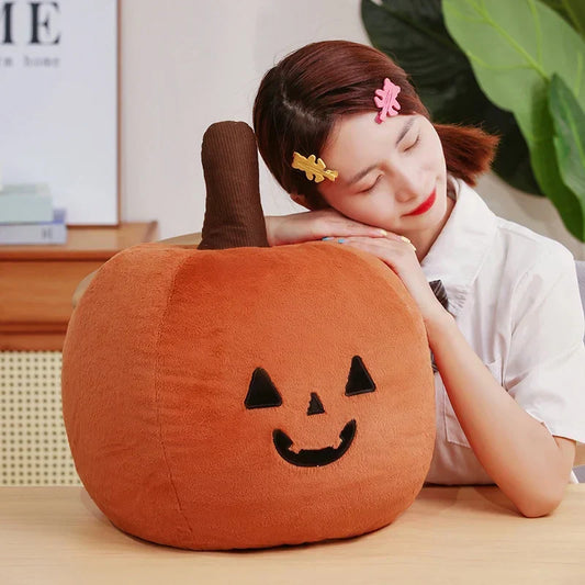 Floroux Ami Citrouille - Figurine Peluche Citrouille d'Halloween Douillette