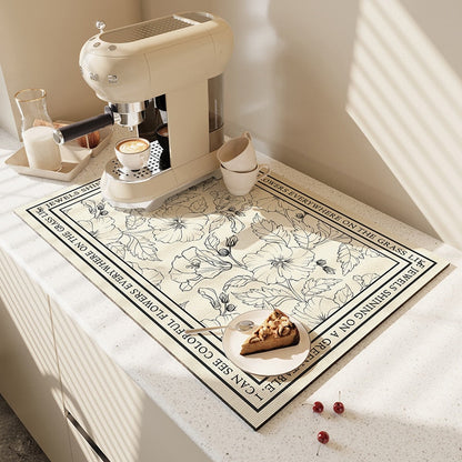 Tapis de drainage de cuisine - hygiène et confort combinés