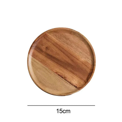 Floroux Tray Collection | High-quality acacia wood plates | Sustainable and elegant table decoration