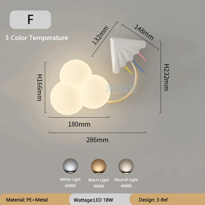 CartoonAirplane Light – Lampe murale ludique pour la chambre d'enfant