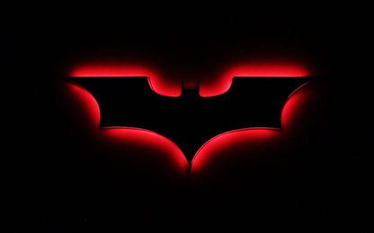 Batman Lampe Murale LED avec Télécommande Sans Fil et Changement de Couleur