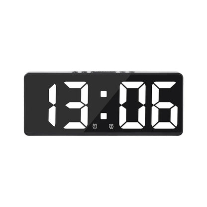 Floroux LED alarm clock with voice control | Silent night mode | Modern design