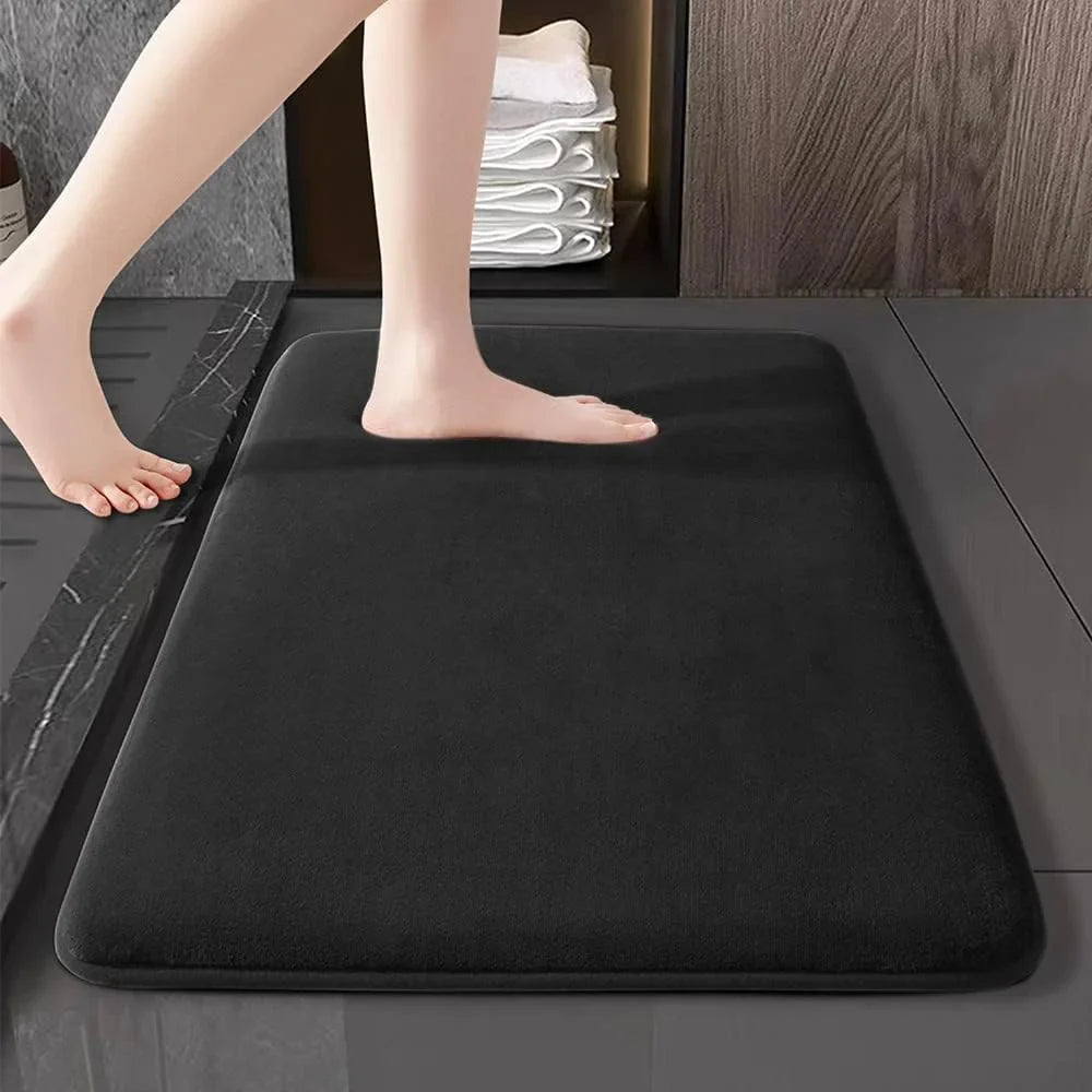 Tapis ÉpongeMax – Tapis de Bain Super Absorbant et Antidérapant en Velours de Corail