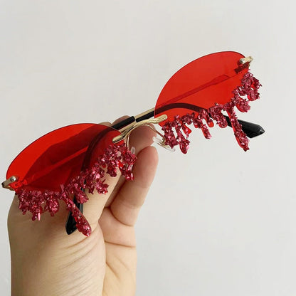 Cry me a Glitter – Lunettes de festival scintillantes