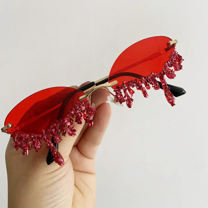 Cry me a Glitter – Lunettes de festival scintillantes