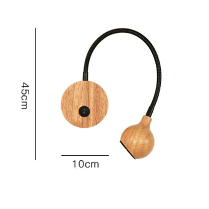 Floroux appliques murales LED en bois