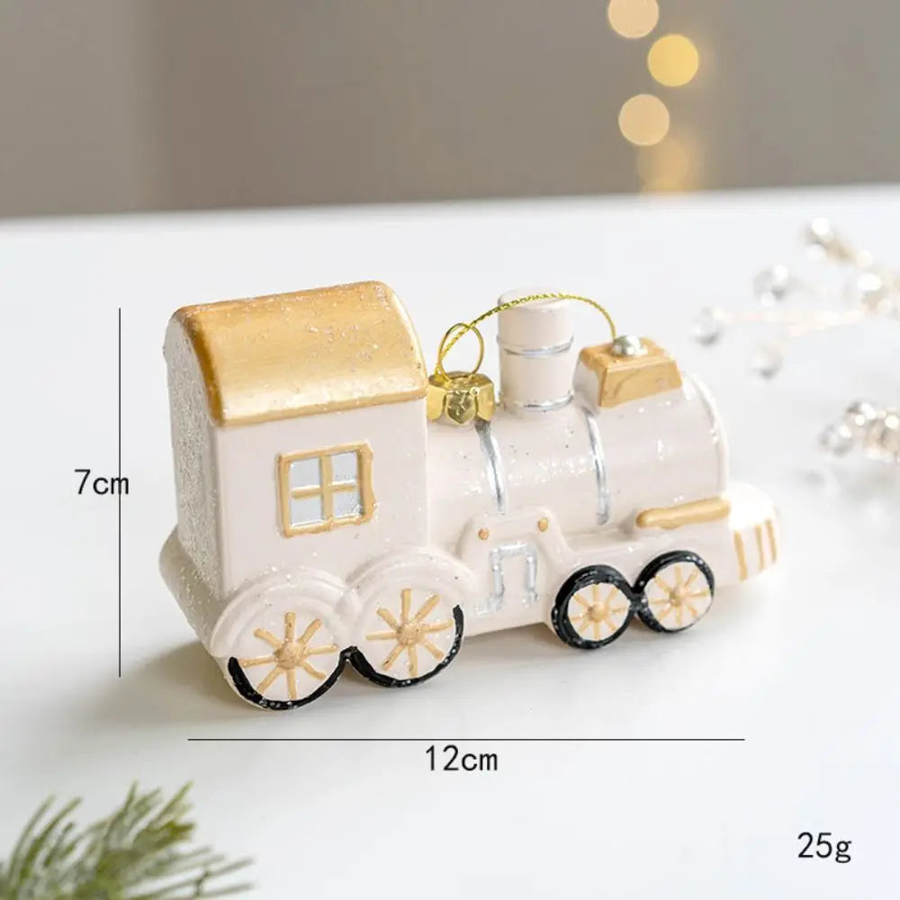 CharmingSnow Décoration de Noël – Décoration en céramique de Noël enchantée