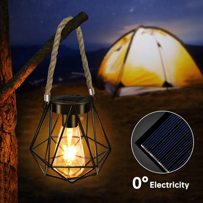 Floroux Solar Lampe géométrique | Éclairage extérieur LED | Durable & élégant | Décoration pour jardin & terrasse