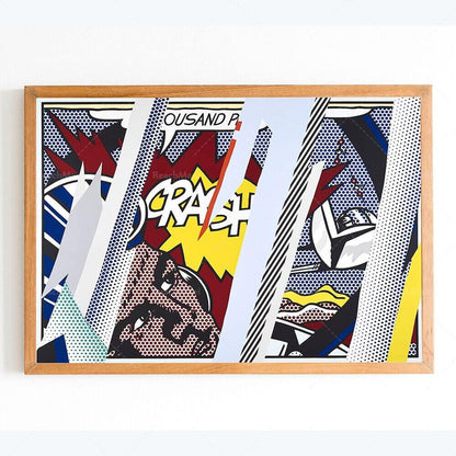 Affiche en toile en coton premium Pop Art de Lichtenstein
