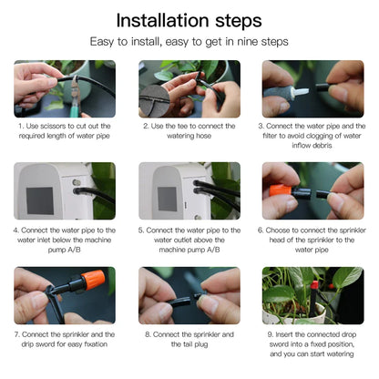 Tuya Smart Water Pump Timer - Contrôle d'arrosage par irrigation micro-goutte WiFi via les applications SmartLife Google Alexa