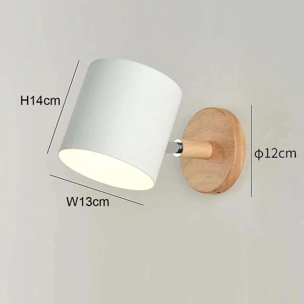 Collection de lampes murales en bois nordiques modernes