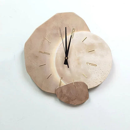 CreamWind Horloge – Horloge mural moderne et élégante avec LED