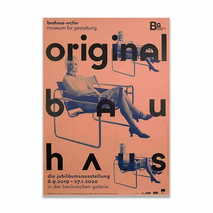 Affiche premium en toile Bauhaus créatif