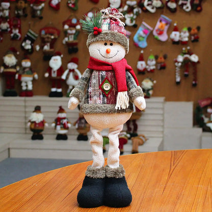 FeteLegere Figurines de Noël en Peluche - Figurines de Noël Adorables pour Enfants