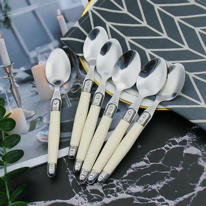 Set de couverts Laguiole couleur ivoire