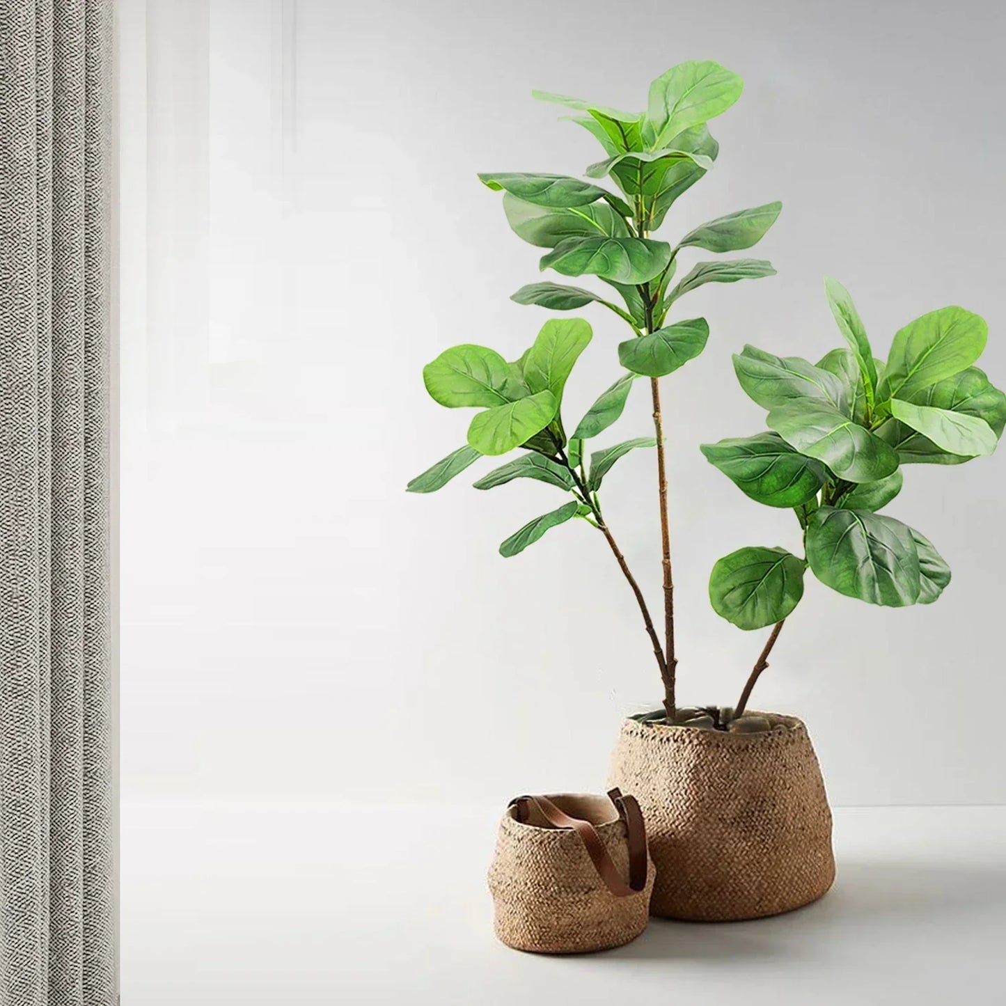 Floroux Decorative Branches | Artificial Fig Branches | Natural Look | Home and Office Decoration