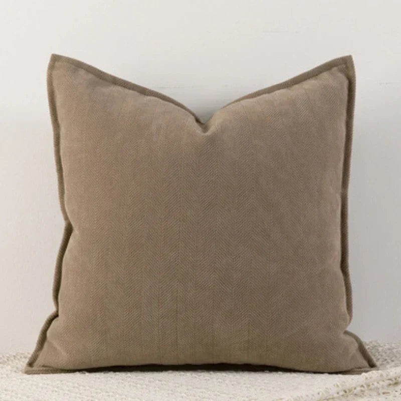 ChenilleCozy – Housse de coussin simple pour la décoration de la maison et de la chambre