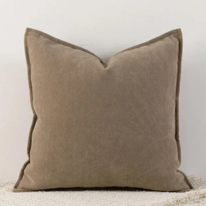 ChenilleCozy – Housse de coussin simple pour la décoration de la maison et de la chambre