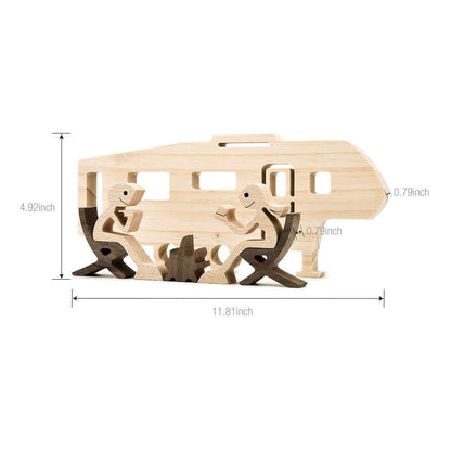 Animaux en bois danois Ornements