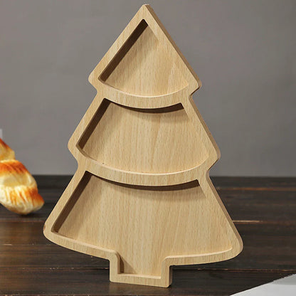 FestiveTree Planche - Planche de Service en Bois Unique pour les Fêtes