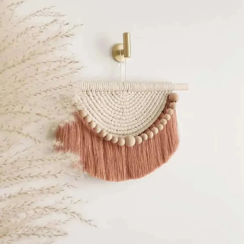 Chic en coton macramé décoration murale