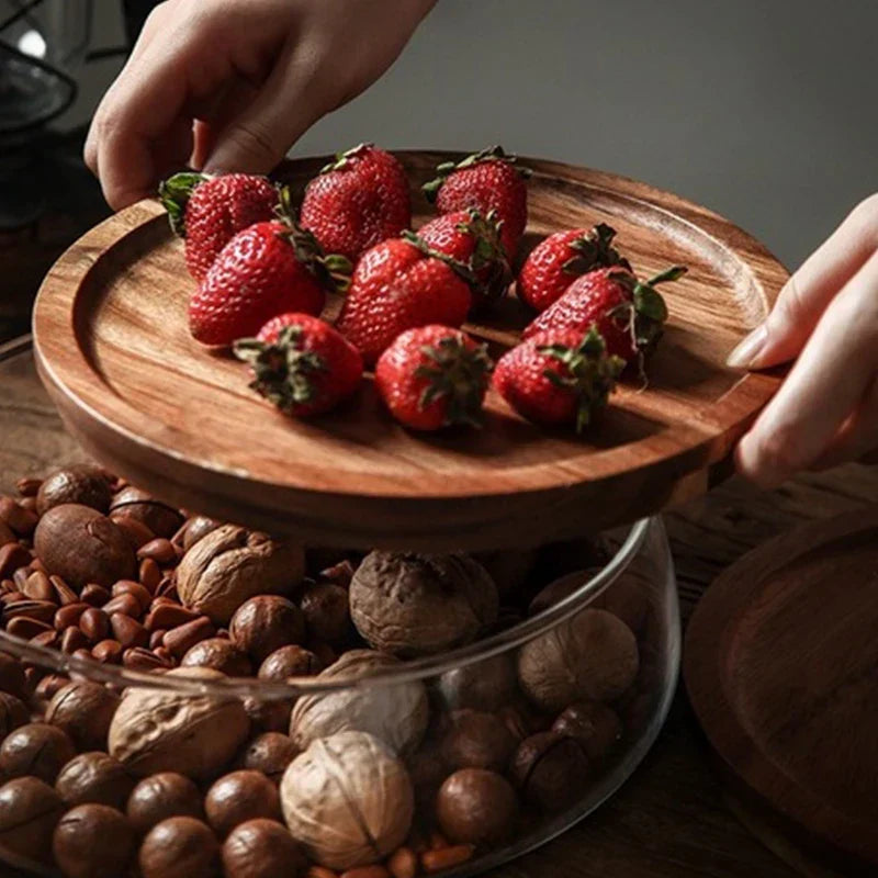 Wood storage container Floroux | Durable storage | Airtight &amp; elegant