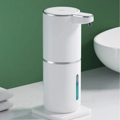 Zai Xiao 380ML Distributeur de savon mousse automatique - Machine de salle de bain intelligente sans contact avec charge USB