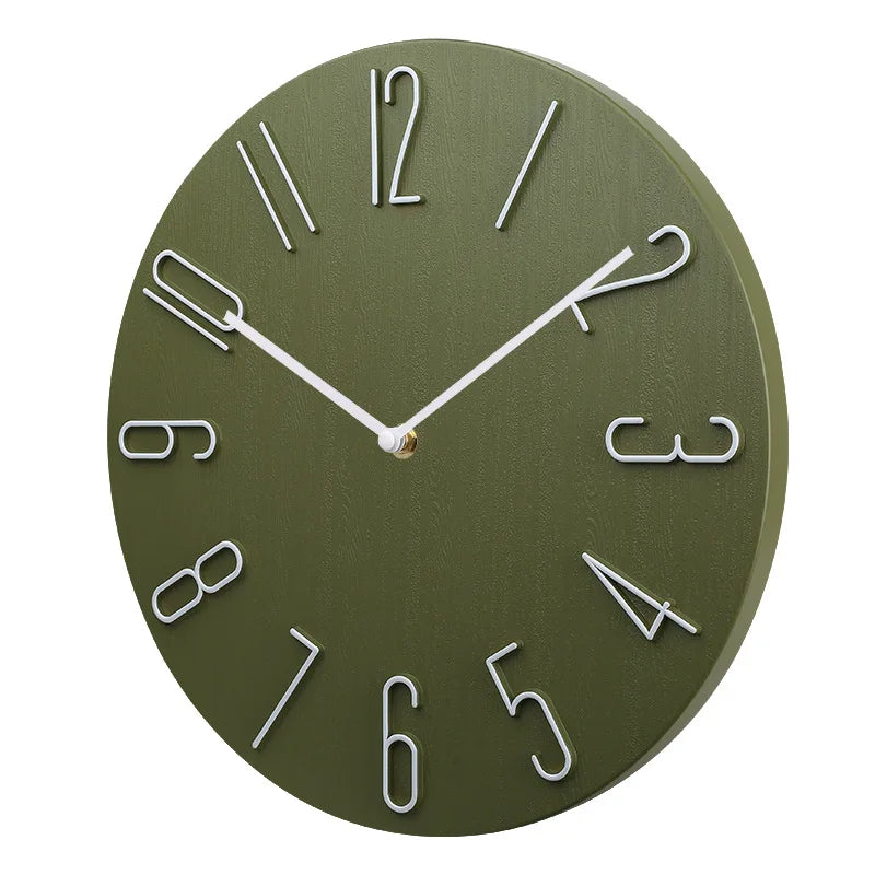SilenceLuxe – Horloge Murale Ultra-Silencieuse et Contemporaine