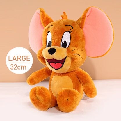 Doll en peluche Tom et Jerry mignon - Coussin apaisant pour le sommeil des bébés, parfait cadeau pour les enfants et les amateurs de poupées