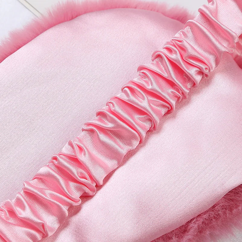 Douceur Câline – Masque de sommeil en soie de luxe pour le repos