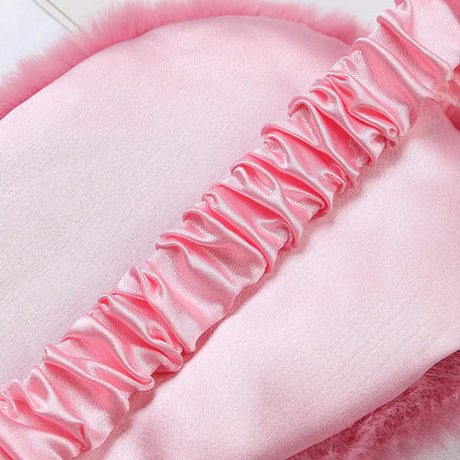 Douceur Câline – Masque de sommeil en soie de luxe pour le repos