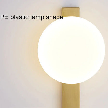 Éclairage décoratif avec boule en verre blanc laiteux