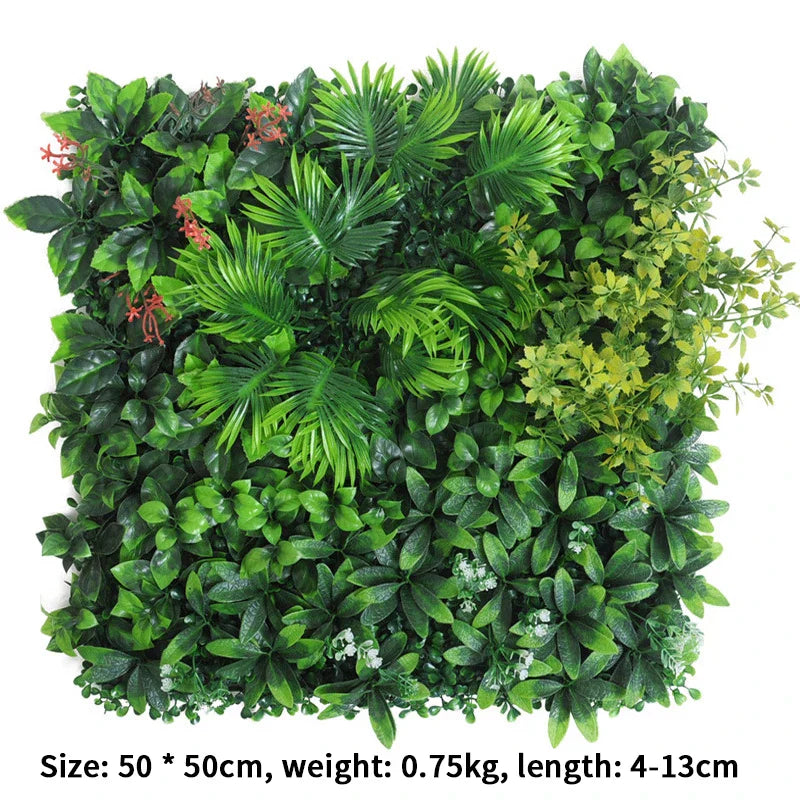 Floroux Artificial Plant Wall | Vertical Garden | Low Maintenance Decor | Green Oasis for the Home