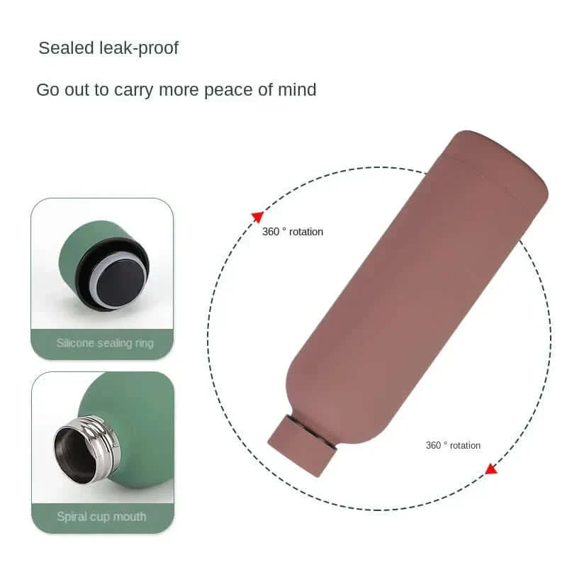 Bouteille d'eau en acier inoxydable créative