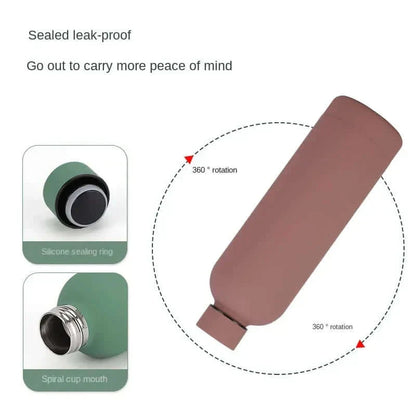 Bouteille d'eau en acier inoxydable créative