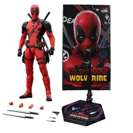 Super War Deadpool & Wolverine Figurines d'Action Collectibles - Jouets Inspirés par l'Anime