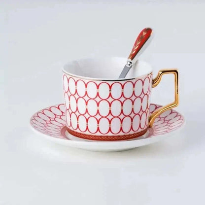 Fines tasses à café en porcelaine