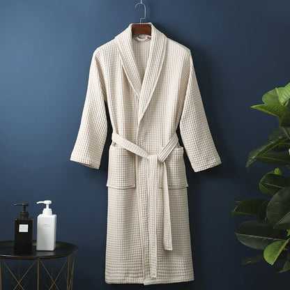 Premium bathrobe Floroux in cotton | Soft and breathable | Perfect for men and women | With pockets