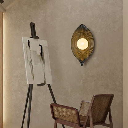 Floroux - Lampe murale LED élégante au design naturel moderne