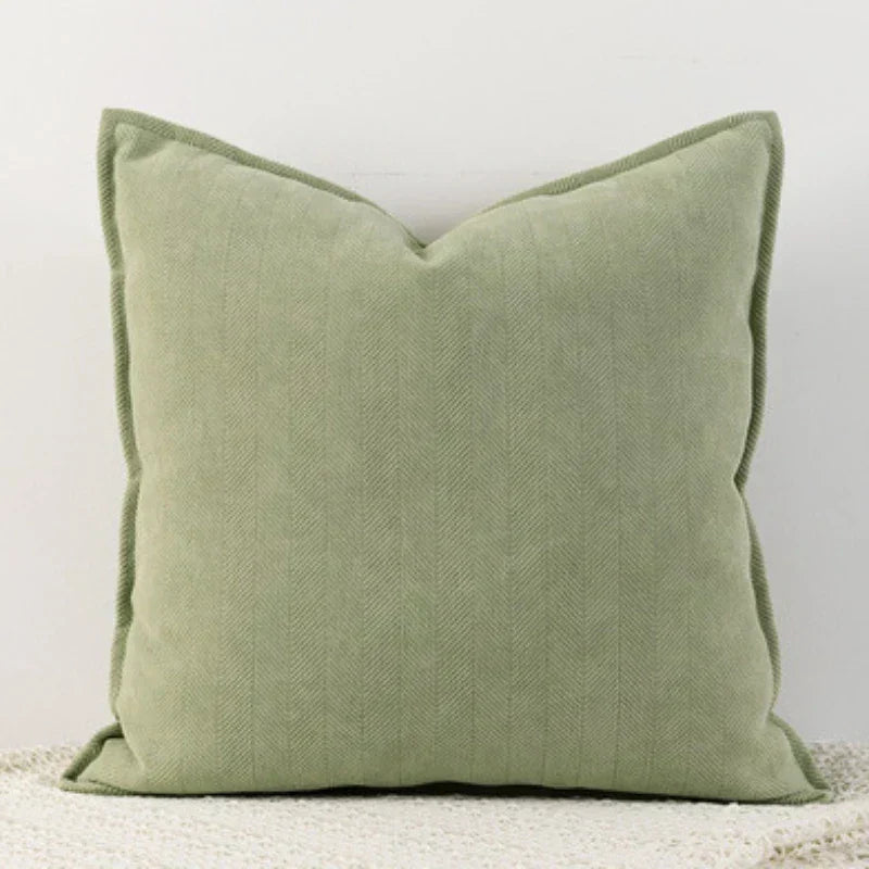 ChenilleCozy – Housse de coussin simple pour la décoration de la maison et de la chambre