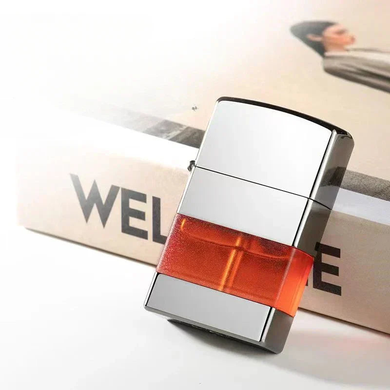 Floroux Briquet à gaz métallique robuste | Design Old School | Durable & Fiable