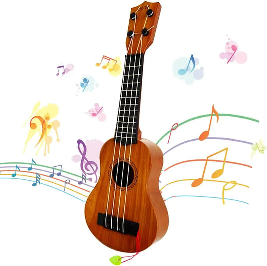 Jouet Ukulélé Éducatif pour Enfants - Guitare Amicale pour Enfants pour Apprentissage Musical, Design ABS Durable, Cadeau Unisexe pour Âges 3+  35 cm (13,7 pouces)