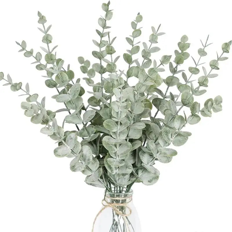 Floroux Artificial Eucalyptus Branches | Realistic Decorative Branches | Durable Plant Appearance | Perfect for Home & Events